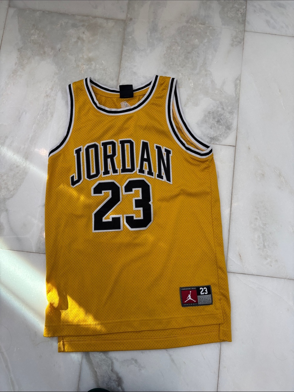 Yellow Jordan Jersey